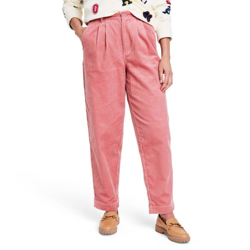 Women's Corduroy Straight Leg Trousers - Rowing Blazers 12